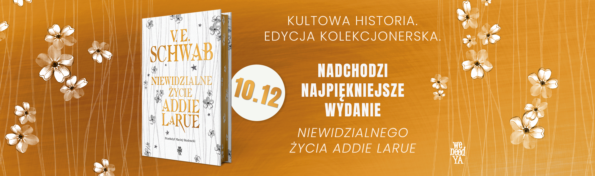 Białe wydanie Niewidzialnego życia Addie LaRue - PREMIERA 10.12