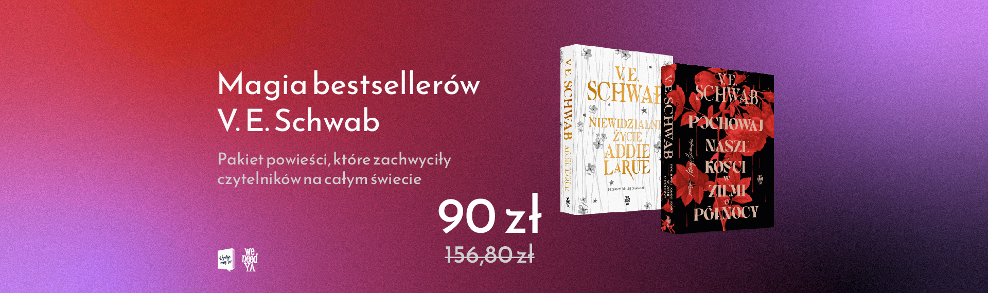 Pakiet promocyjny V.E. Schwab w księgarni Wydaje nam się